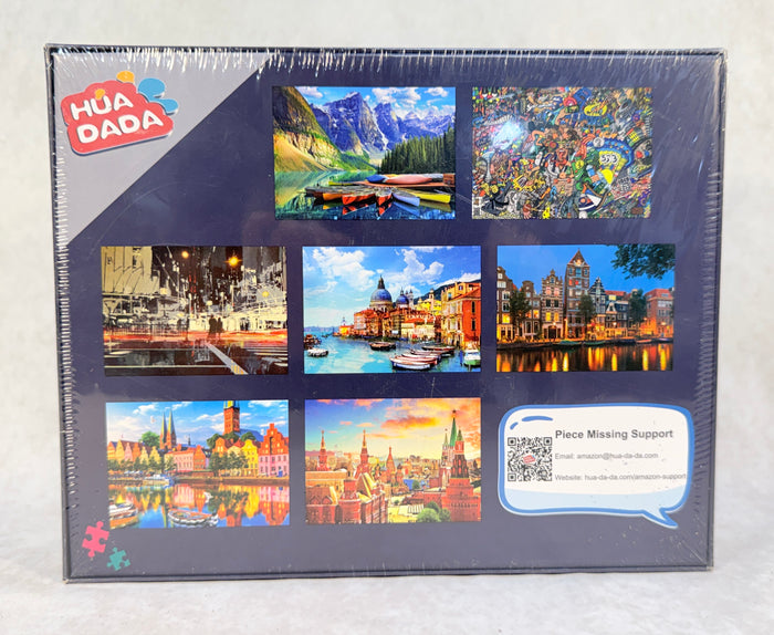 1000 Piece Canoes at Moraine Lake Puzzle - Brand New!
