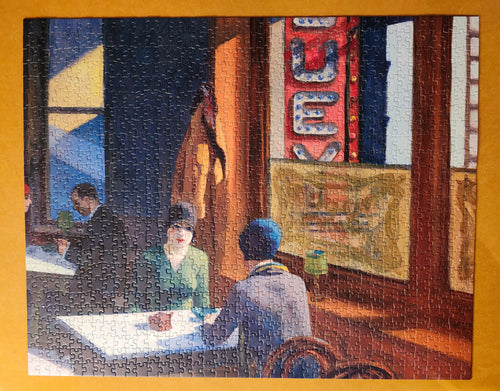 1000 Piece Edward Hopper Chop Suey Puzzle by Pomegranate - Certified Complete!