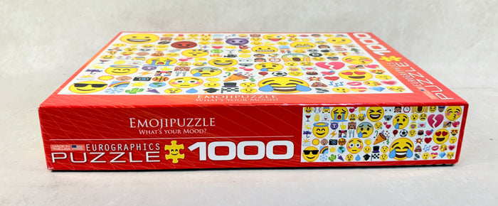 1000 Piece Emoji What's Your Mood? Eurographics Puzzle - Certified Complete!