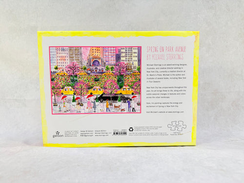 1000 Piece Galison Puzzle - Spring on Park Avenue