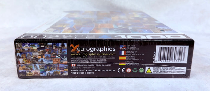 1000 Piece Globetrotter - World Eurographics Puzzle - Brand New!