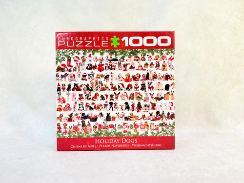1000 Piece Holiday Dogs Puzzle