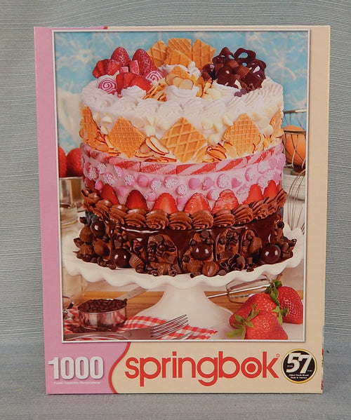 1000 Piece Icing on the Cake Springbok Puzzle - Certified Complete!