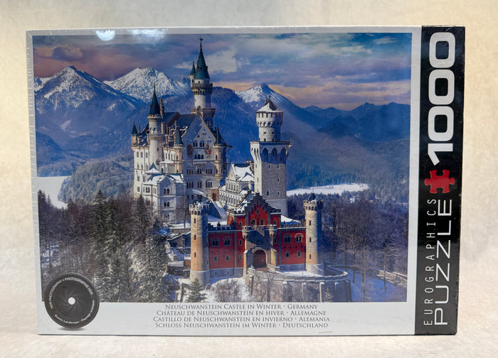 1000 Piece Neuschwanstein Castle Puzzle by Eurographics - Brand New!