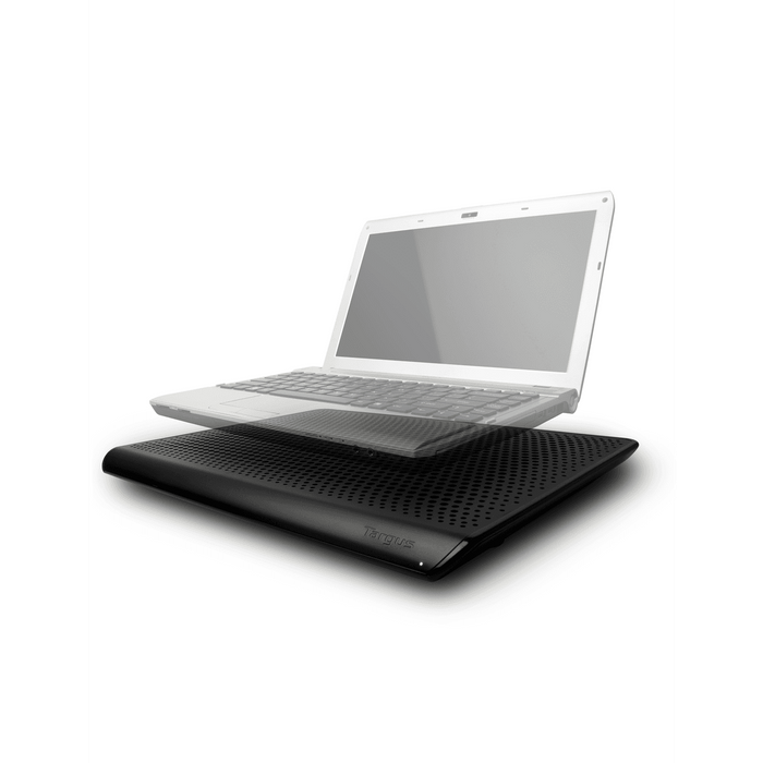 Targus 16-inch Laptop Chill Mat (PA248U5) shown with a laptop resting on top