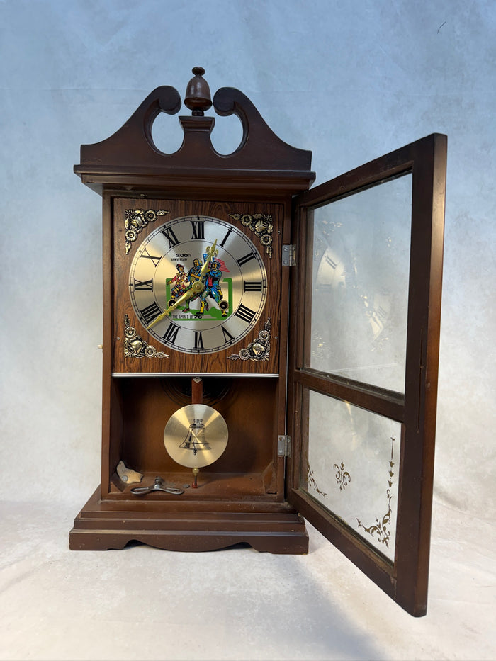 200th Anniversary The Spirit of 1776 Mantel Clock