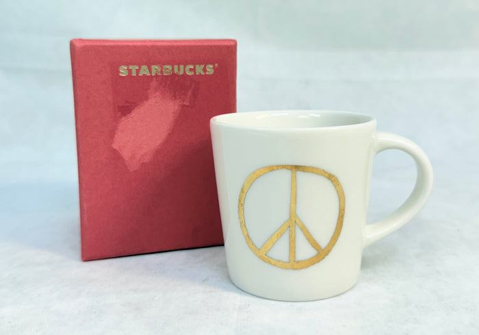 2015 Starbucks 3 oz. Peace Sign Mini Espresso Mug