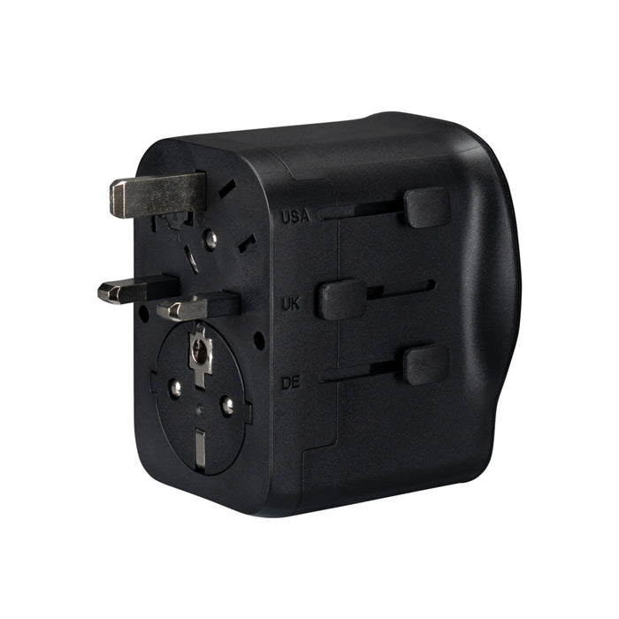 20W World Travel Adapter with USB Ports