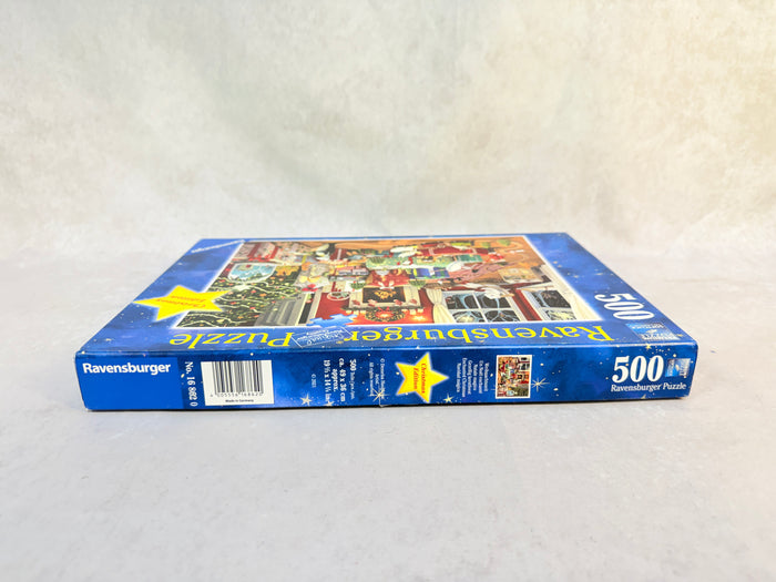 500 Piece Enchanted Christmas Ravensburger Puzzle - Certified Complete!