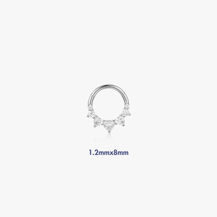 Adore You Titanium Hoop (Single) - Flaire & Co.