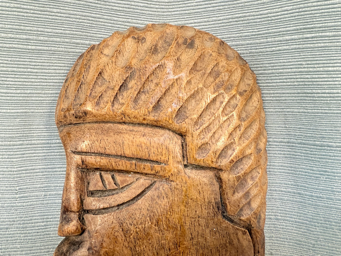 African Head Profile Wall Plaque