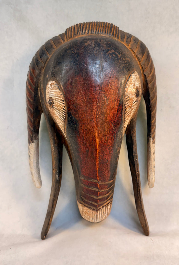 African Tribal Rams's Head Mask