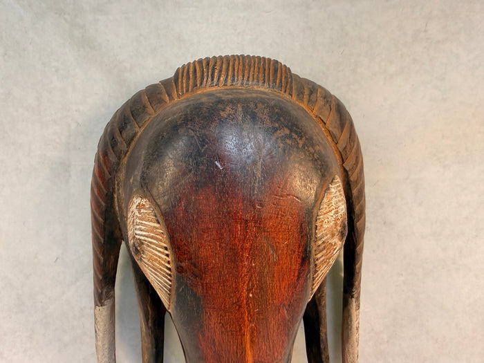 African Tribal Rams's Head Mask