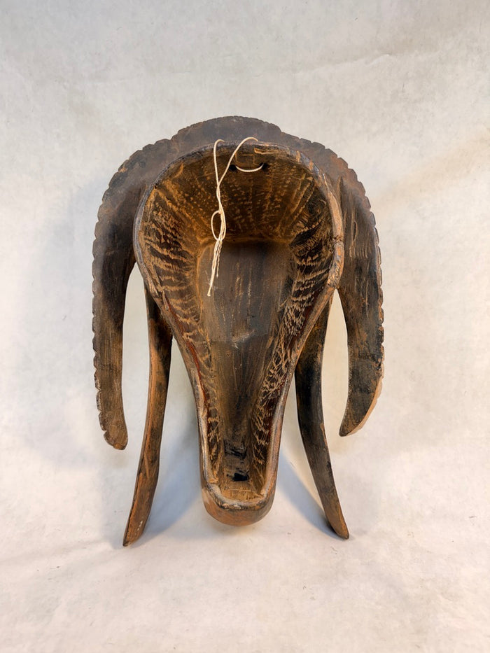 African Tribal Rams's Head Mask