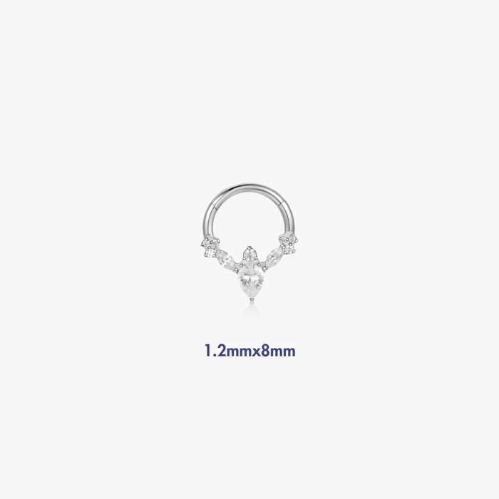Alice Titanium Hoop (Single) - Flaire & Co.