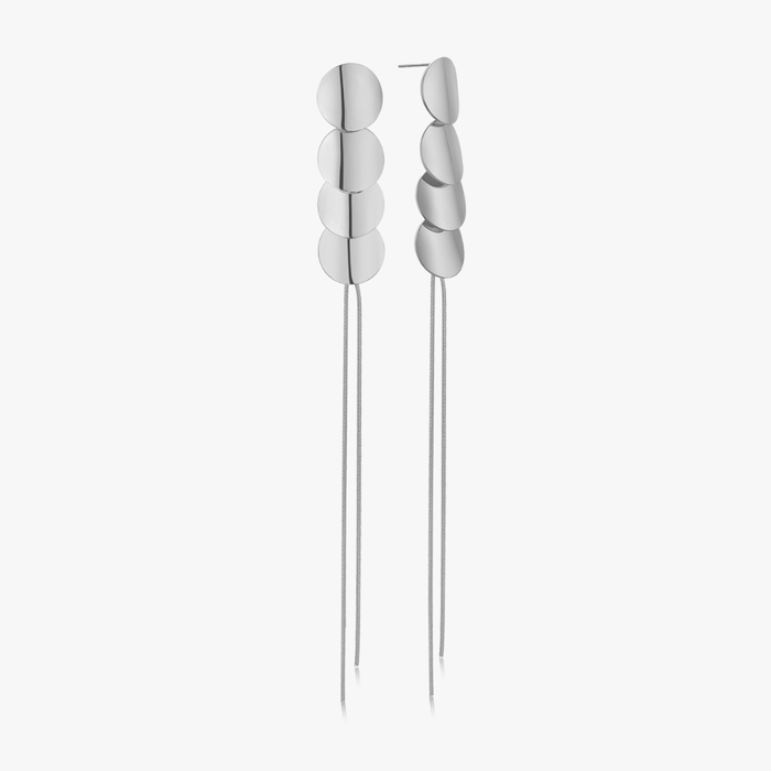 Alina Drop Disk Earrings
