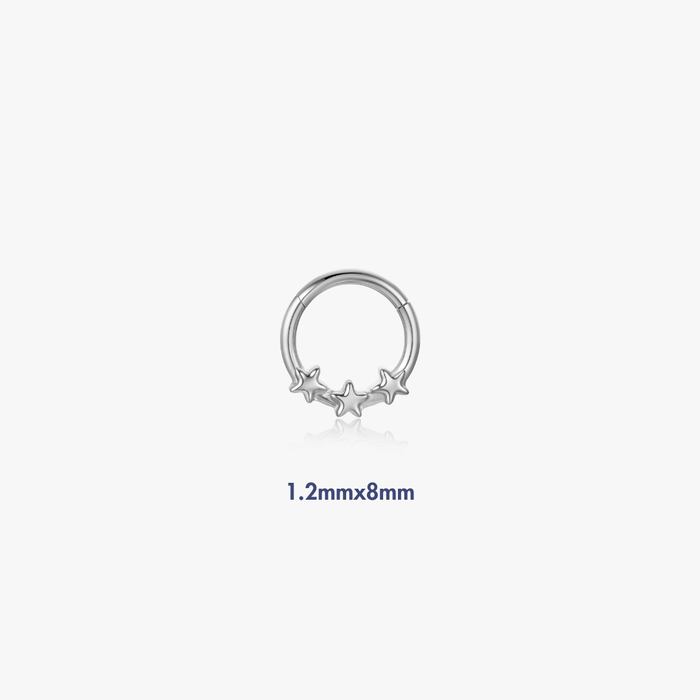All Stars Titanium Hoop (Single) - Flaire & Co.