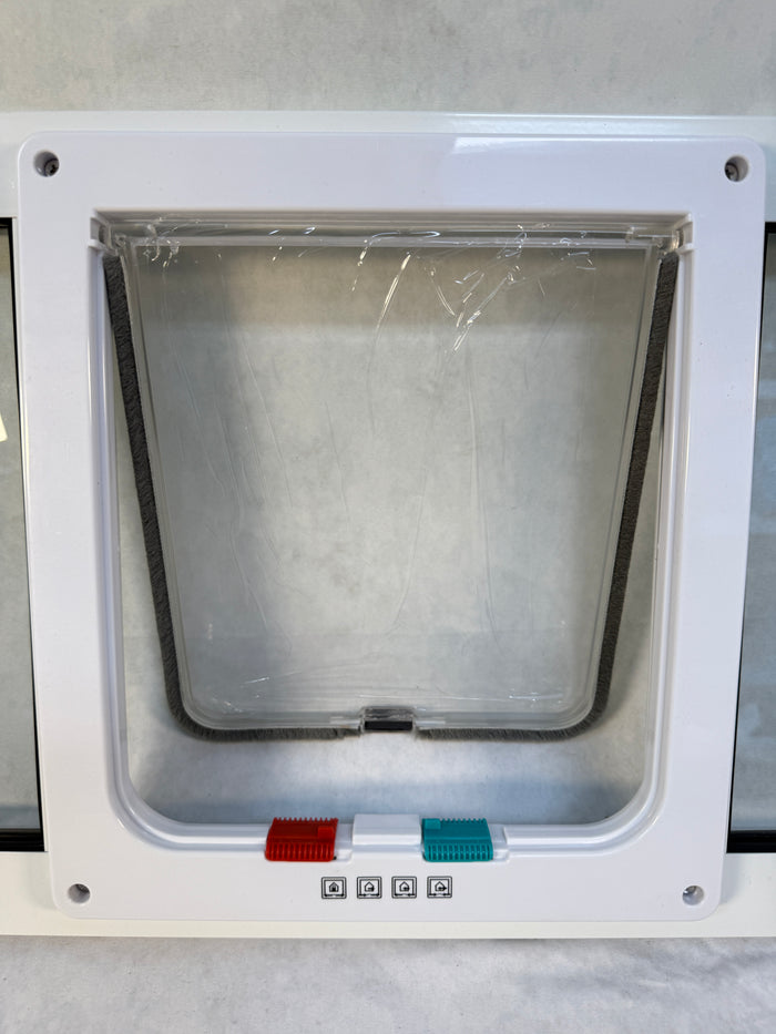 Aluminum Cat Door for Window, Medium 28"-32" - Brand New!