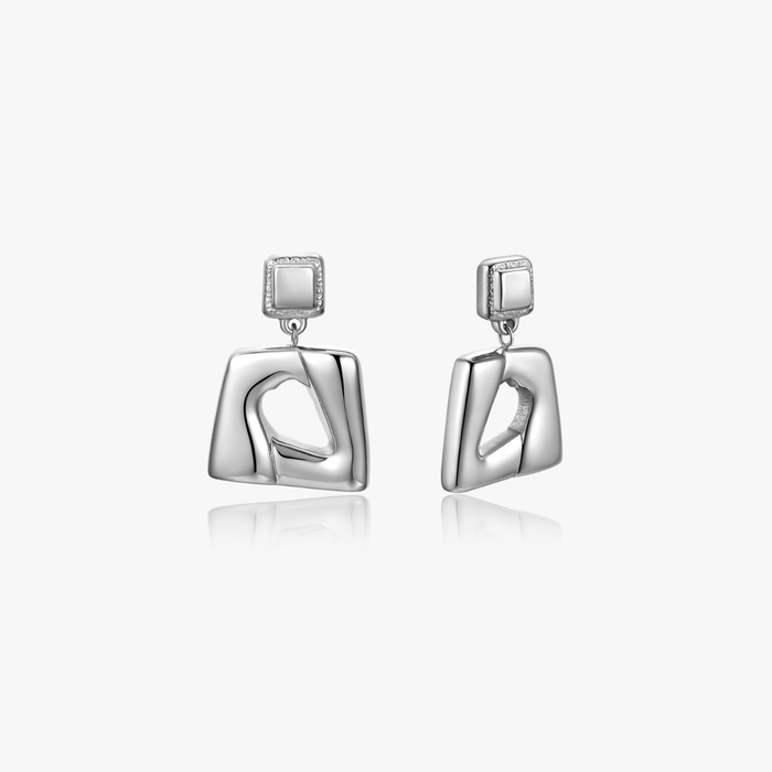 Amara Bold Rectangle Earrings