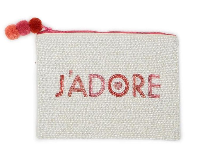 Amour Beaded Pouch