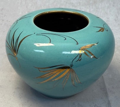 Asian Vase with Gold Decoration