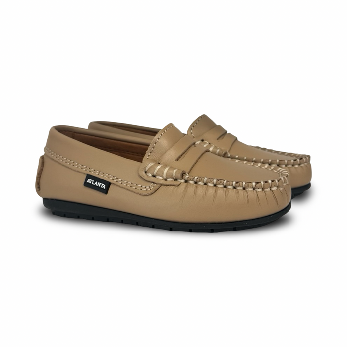 Atlanta Beige Smooth Original Penny Loafer
