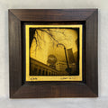 Atlanta Gold Negative Framed Print, Signed by Artist Michael Bryant