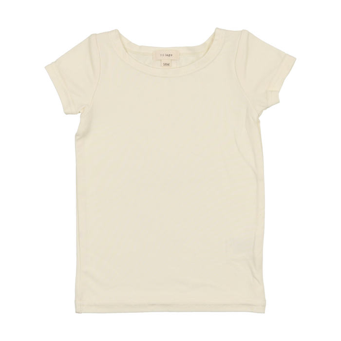 Bamboo Tee Short Sleeve - Cream