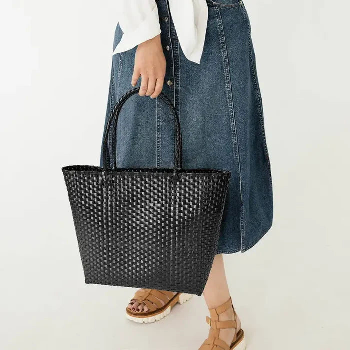 Basket Weave Tote Bag