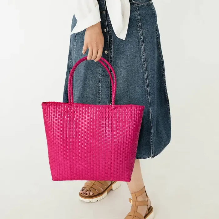 Basket Weave Tote Bag