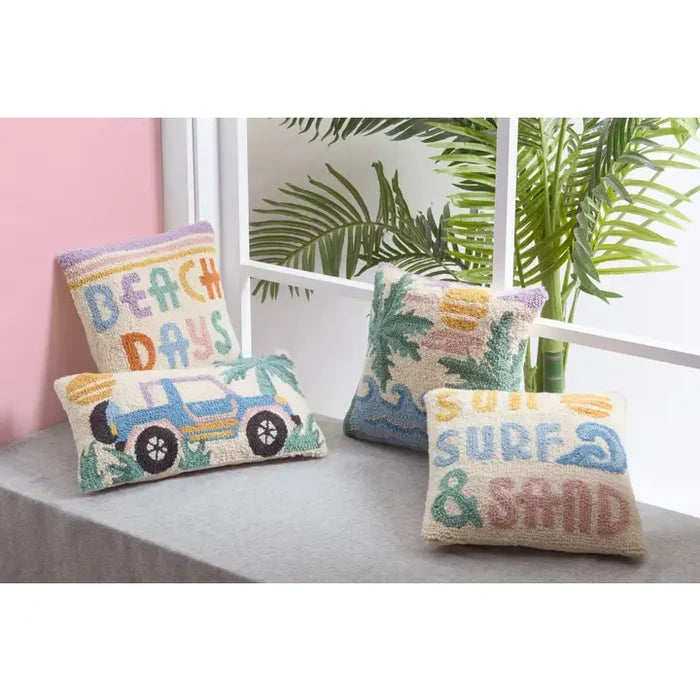 Beach Days Hook Pillow