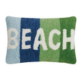 Beach Stripe Hook Pillow - The Riviera Towel Company