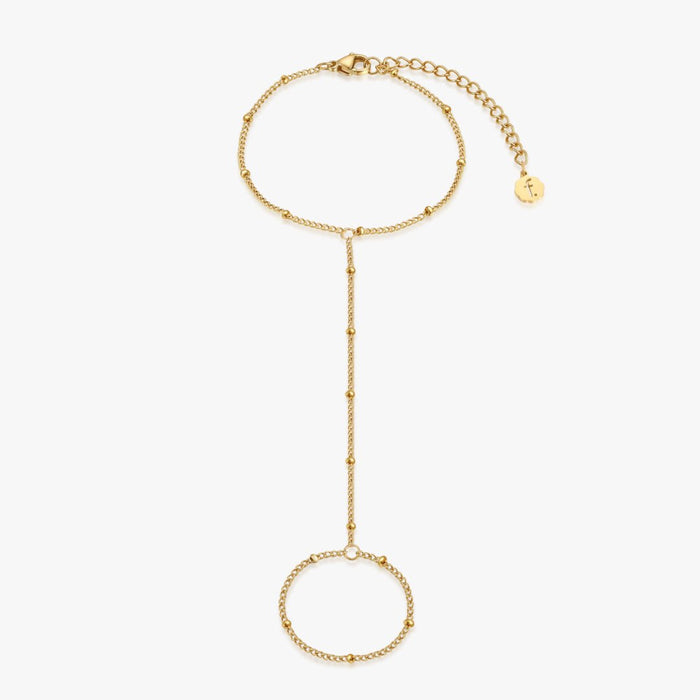 Beaded Hand Chain - Flaire & Co.