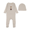 Bear Footie Set-Ivory