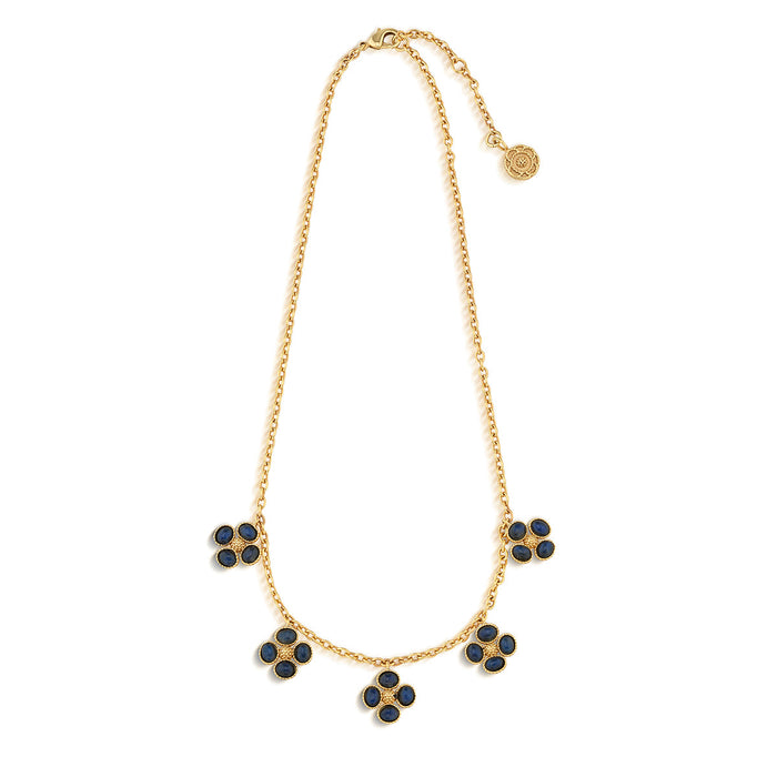 Berry Clover Multi Station Necklace