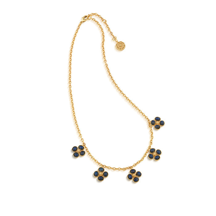 Berry Clover Multi Station Necklace