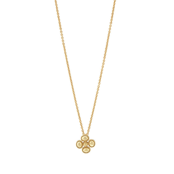Berry Clover Station Necklace