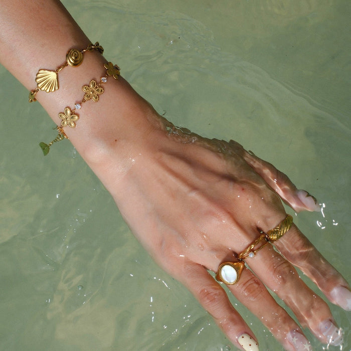 Bloom Link Bracelet - Flaire & Co.
