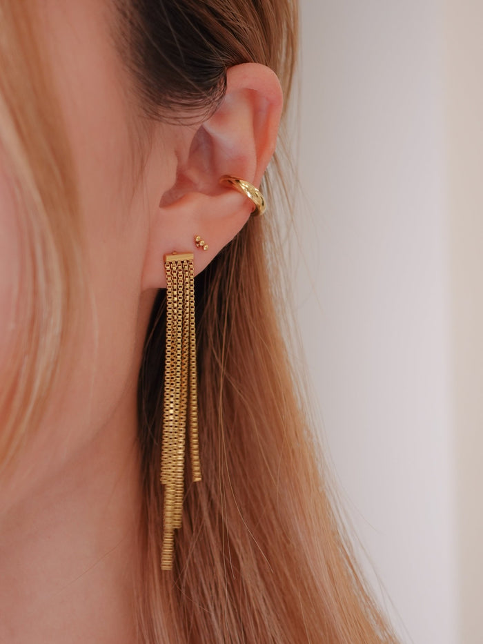 Bold Gold Cuff - Flaire & Co.