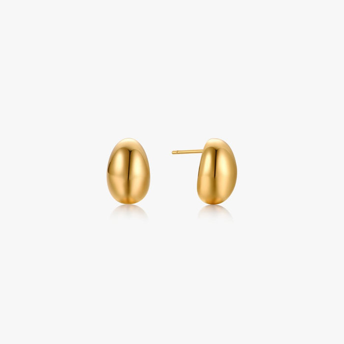 Bold Oval Stud (Greek Inspired Collection) - Flaire & Co.