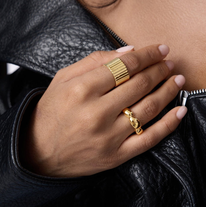 Bold Pebble Ring - Flaire & Co.