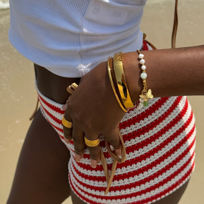 Bold Simple Stacker Cuff Bangle - Flaire & Co.