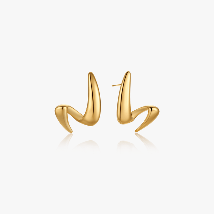 Celine Bold Wave Earrings - Flaire & Co.