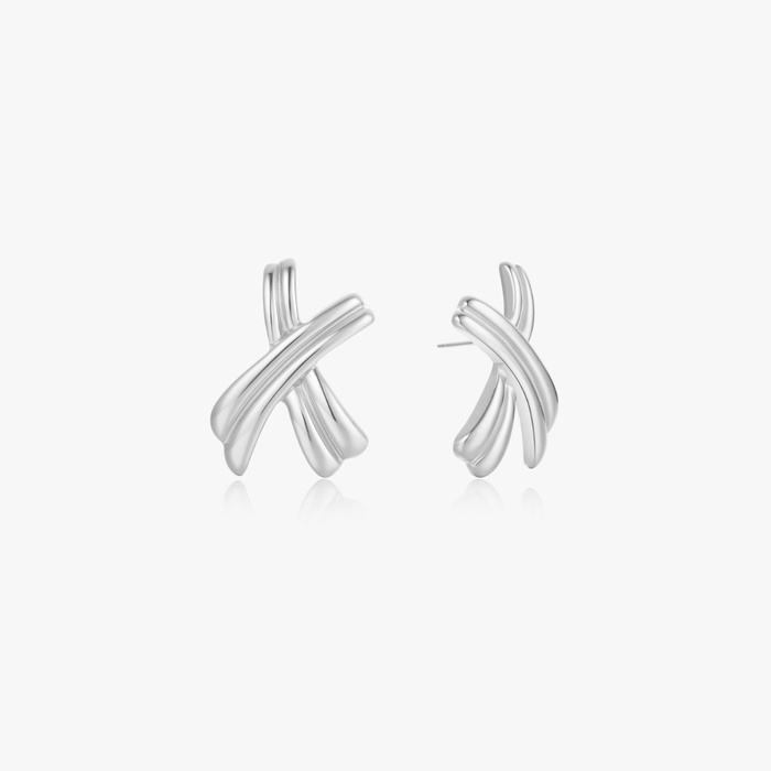 Bold X Earrings - Flaire & Co.