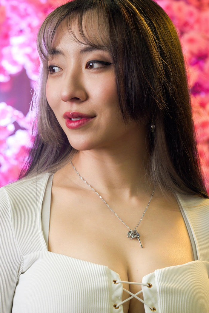 Bow and Staff Necklace (Anime Inspired Collection) - Flaire & Co.
