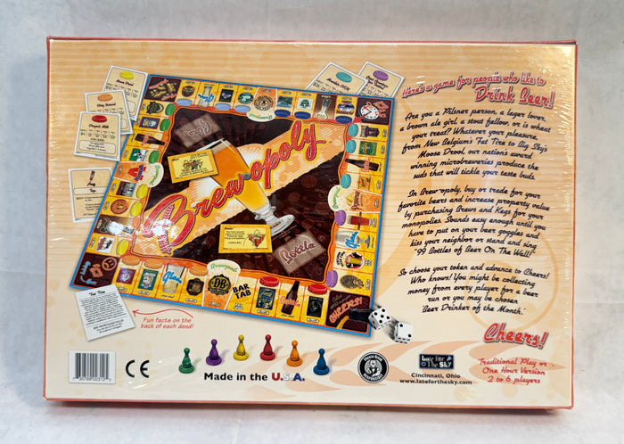 Brew-opoly Board Game - Brand New!