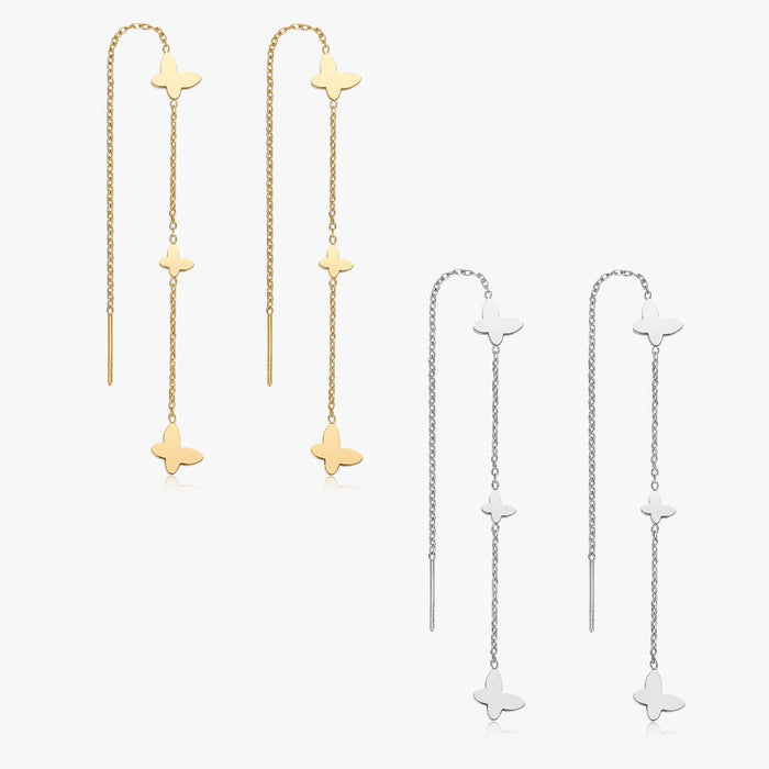 Butterfly Dreams Long Threaders - Flaire & Co.