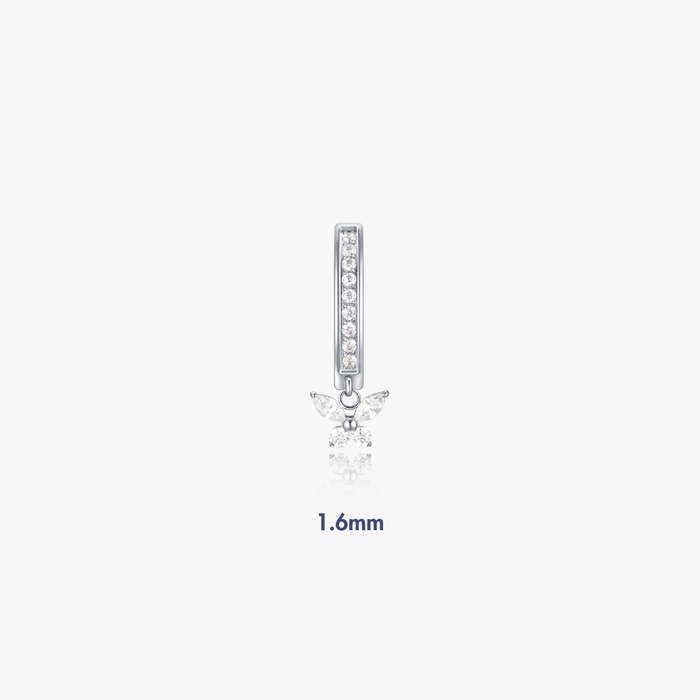 Butterfly Titanium Belly Button Ring (Single) - Flaire & Co.