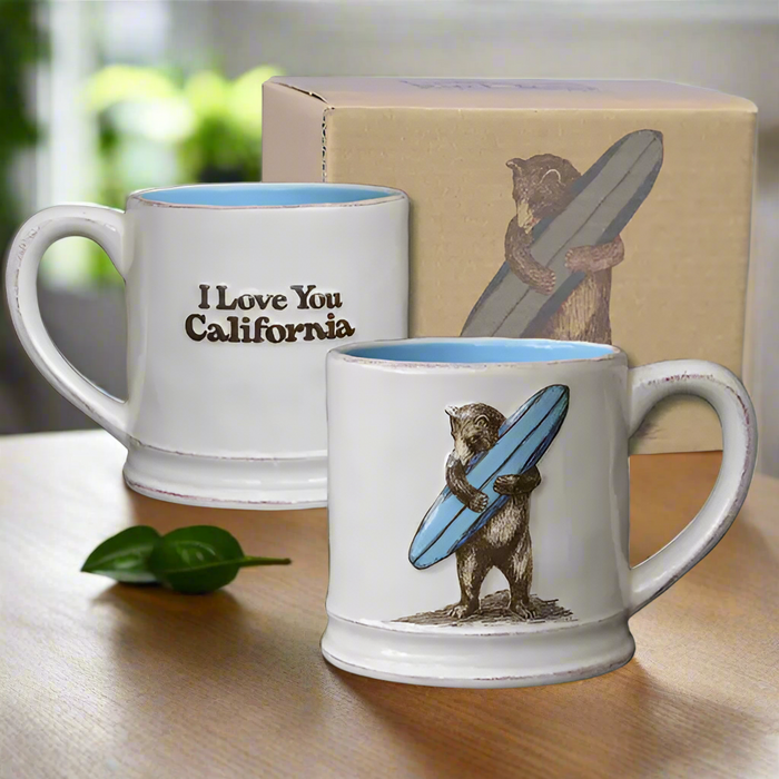 Ca Surf Bear Mug