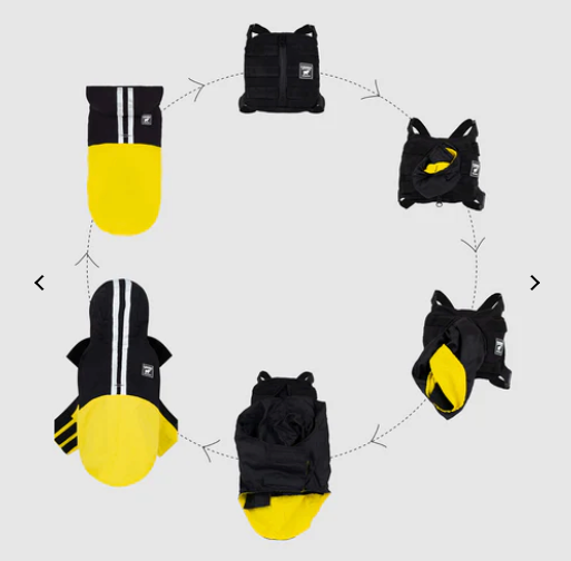 Canada Pooch Pack It Rain Jacket, 26" - Brand New!